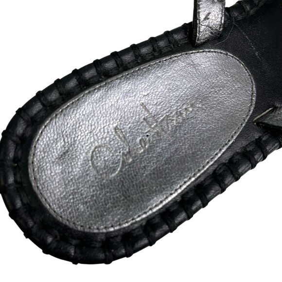 Cole Haan Kalla Thong Flip Flop Sandals Womens 6.5 Black Bejewelled Jewel Bling - Picture 8 of 9